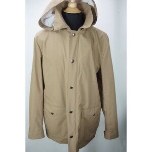 Kired x Kiton Climatek Light Brown Hooded Rain Coat Jacket 56EU 46US